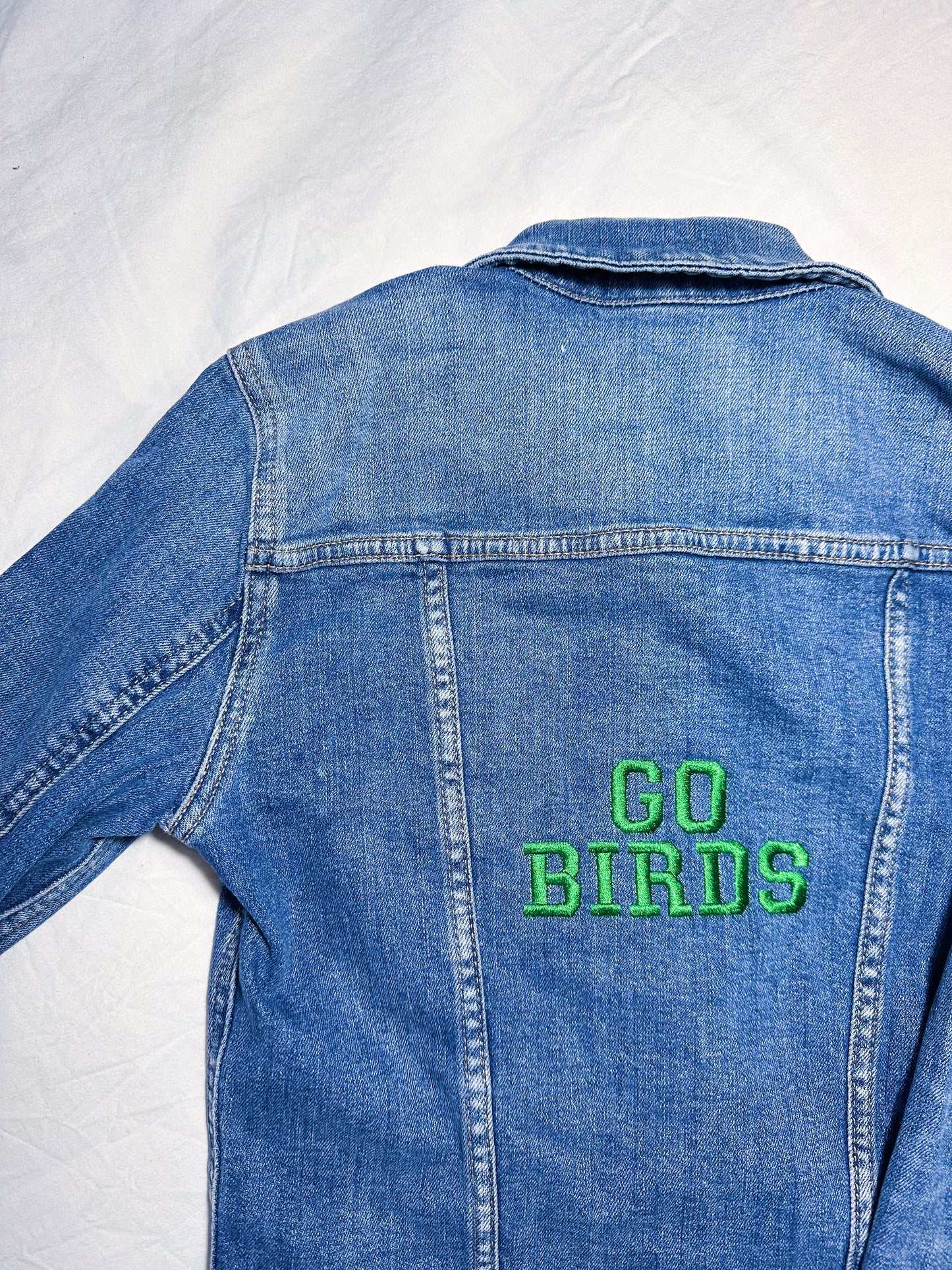 "Go Birds" Denim Jacket